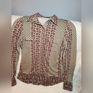 BCBGMAXAZRIA snap shirt